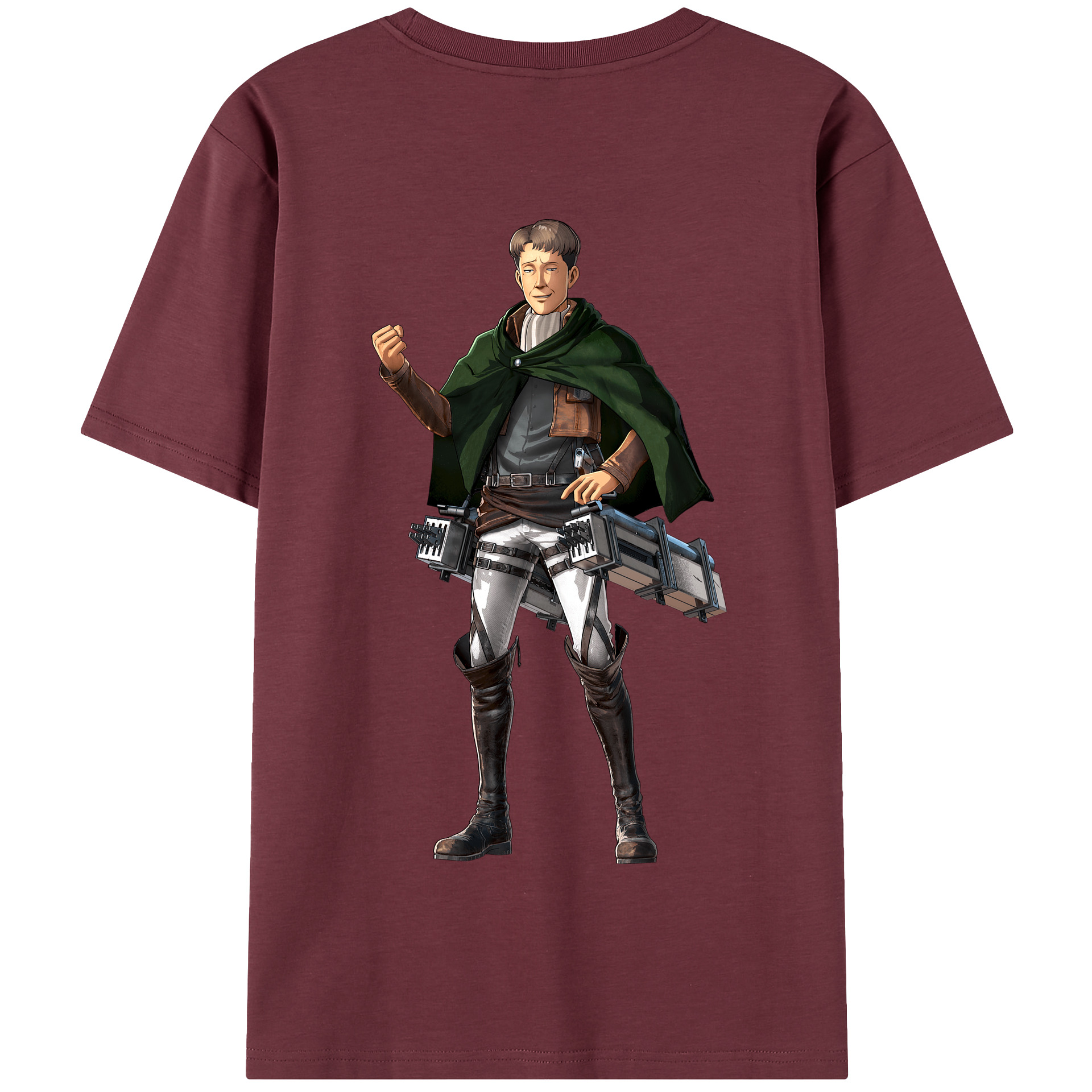 （画像用） 進撃の巨人 Attack on Titan 綿100％半袖Tシャツ（背面プリント）